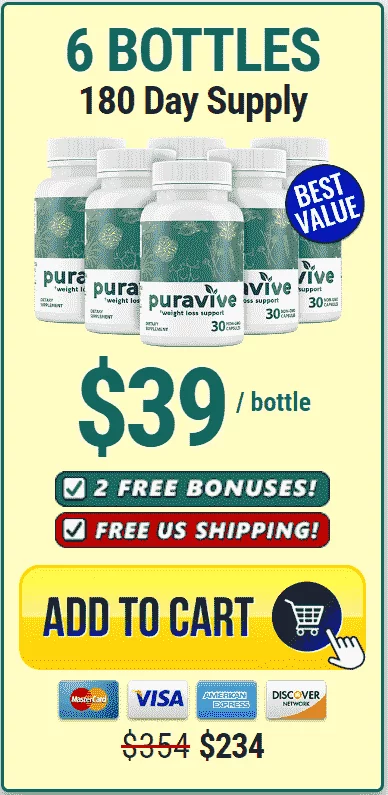 Puravive - 6 Bottles